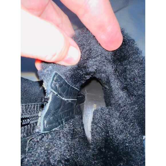 Napoleoni Leather Boots w/ Shearling - Women's Size 38 - Handcrafted in Italy - Picture 10 of 12